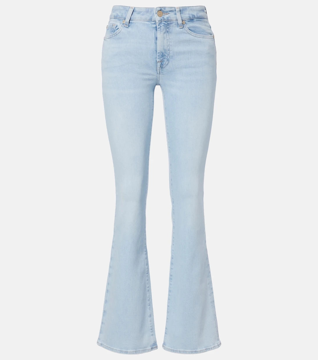 7 For All Mankind - بنطلون جينز ليجي بقصة بوت كت
