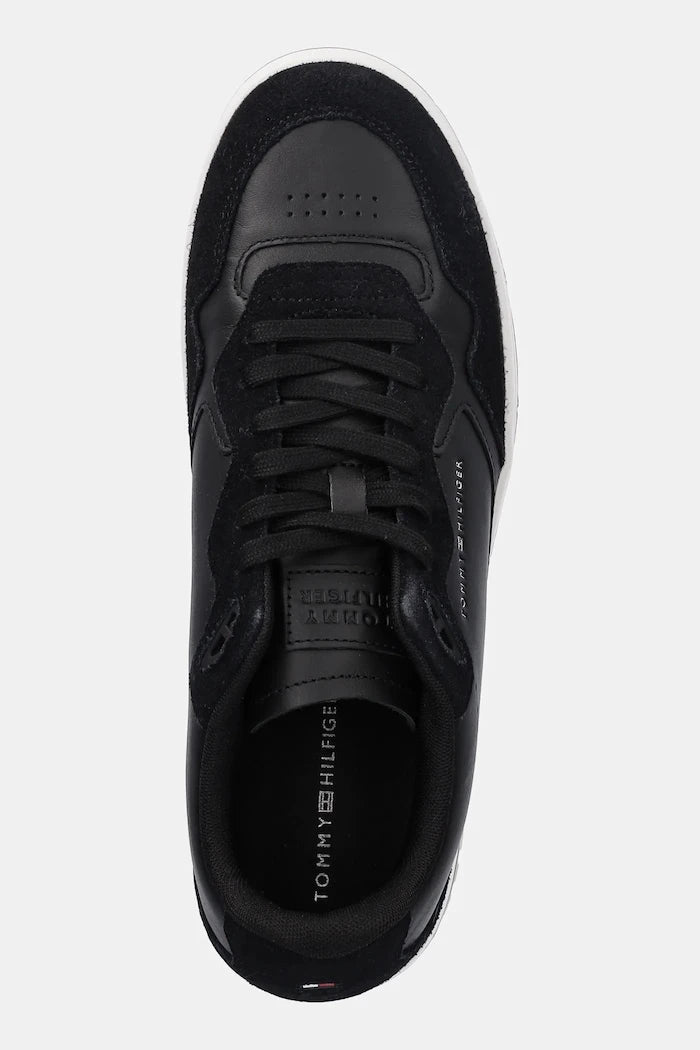Tommy Hilfiger TH BASKET BETTER MIX LTH Deri Spor Ayakkabı