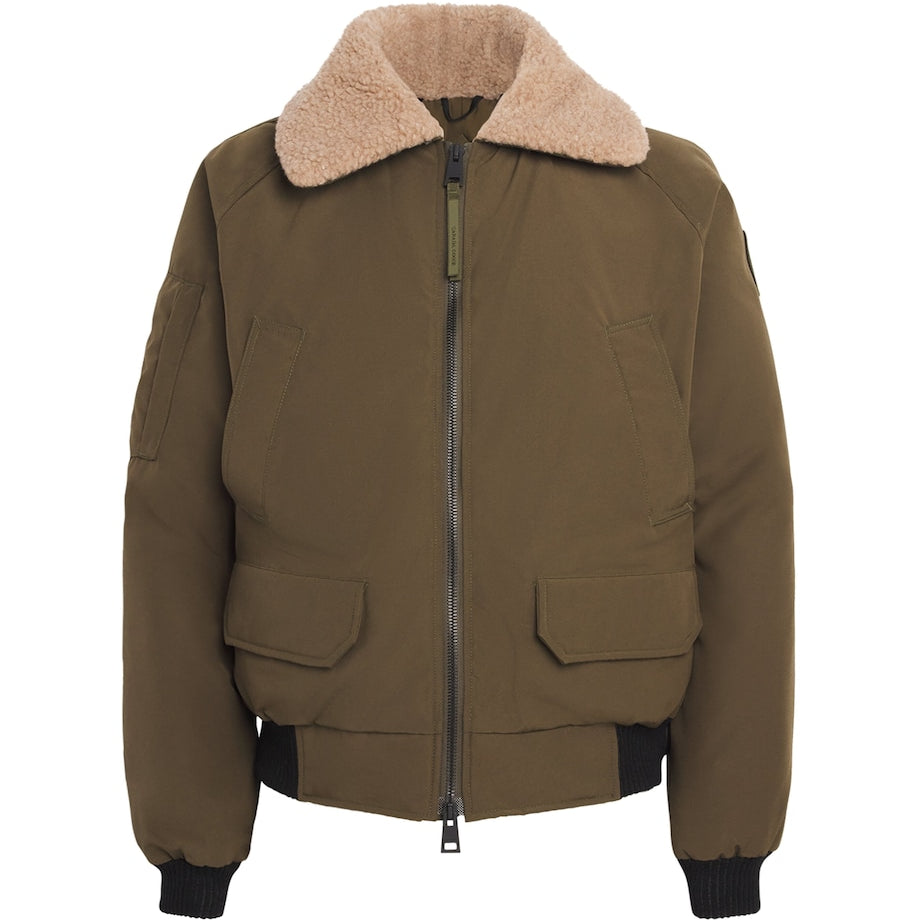 Green Down Chilliwack Aviator Bomber Jacket