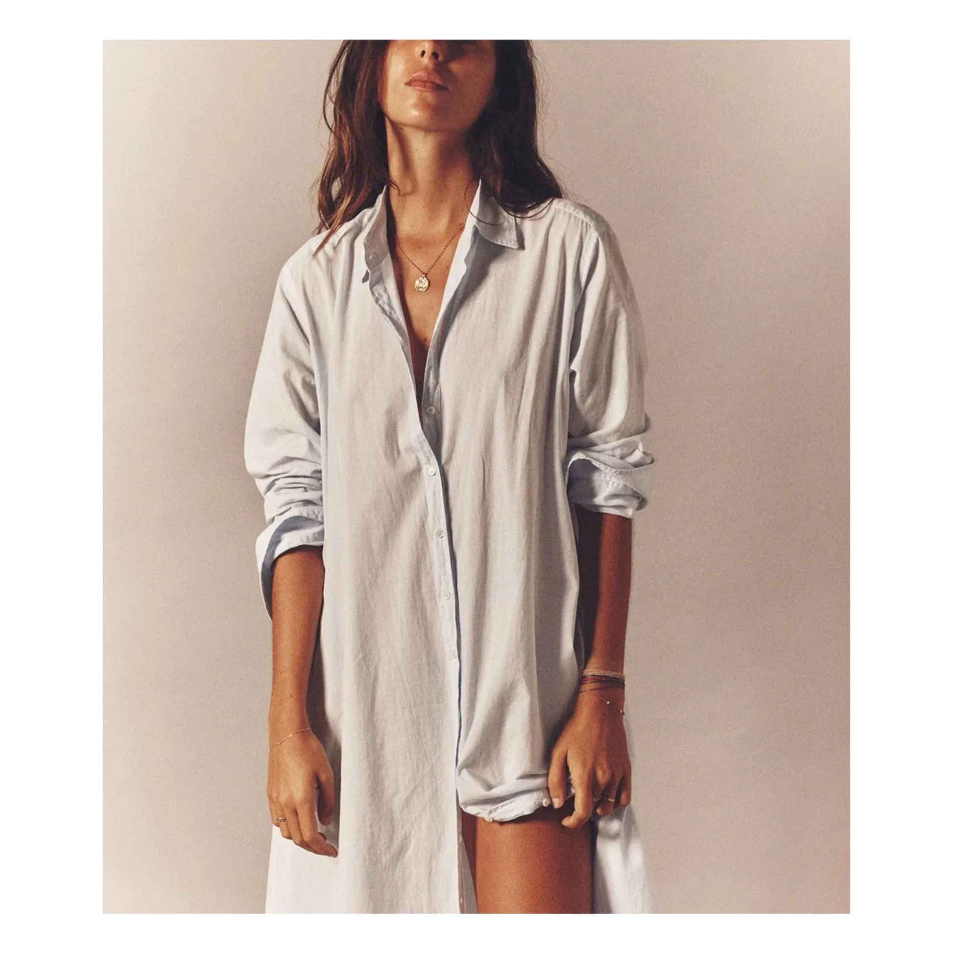 Xirena - Boden Cotton Poplin Dress | Light blue