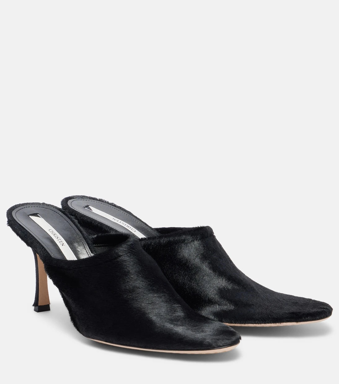 Christen - Elipse 75 calf hair mules