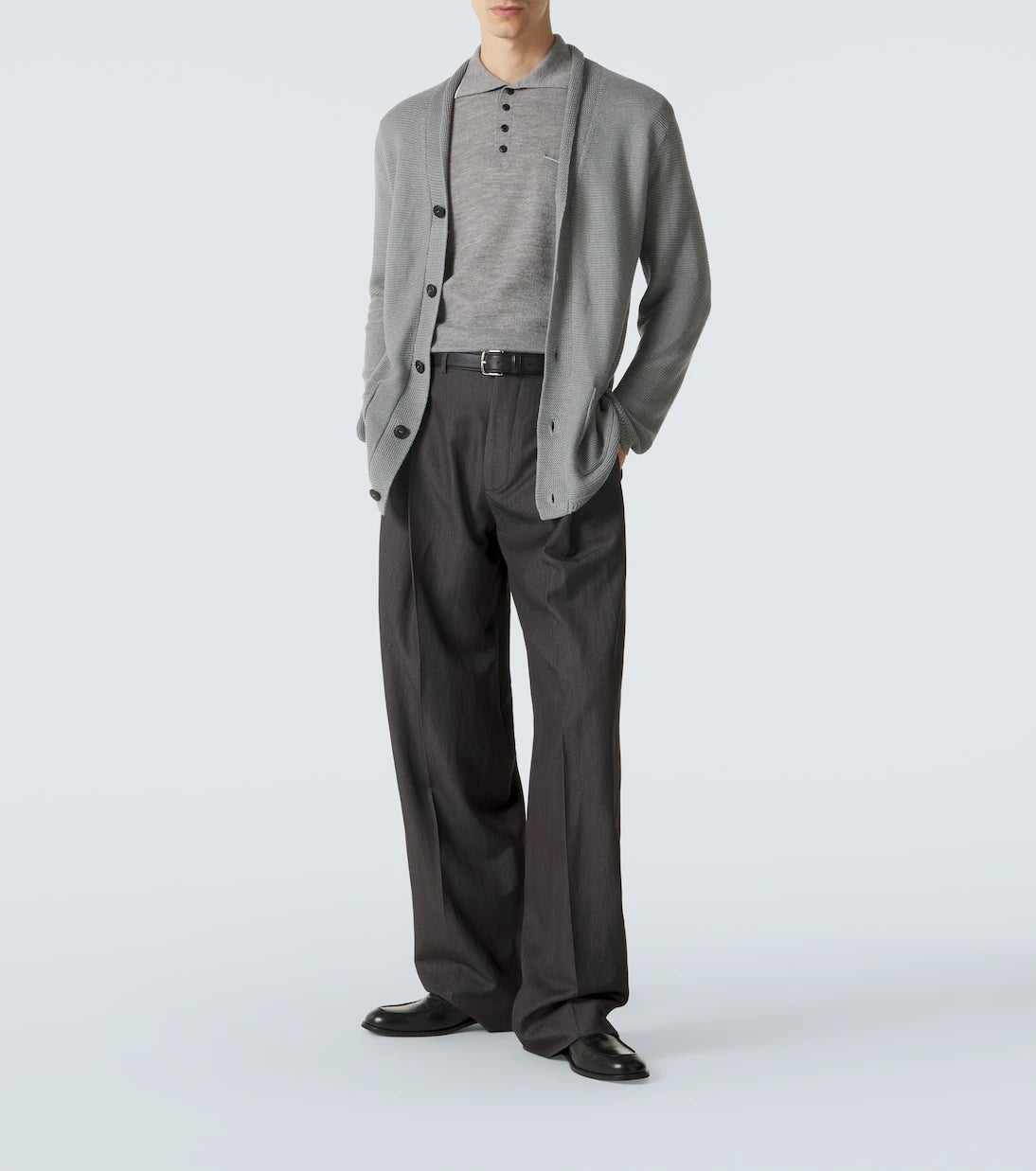 Giorgio Armani - Cashmere and silk polo shirt