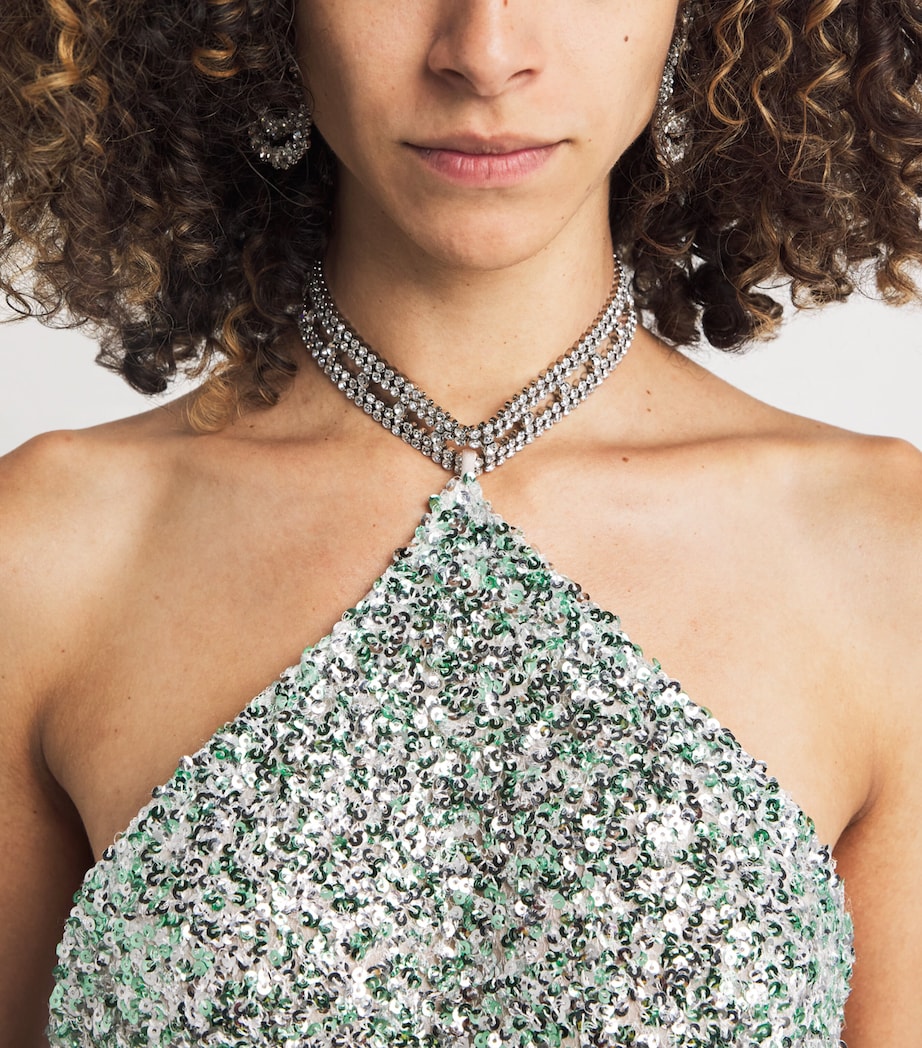 Multi Sequin Poseidon Gown