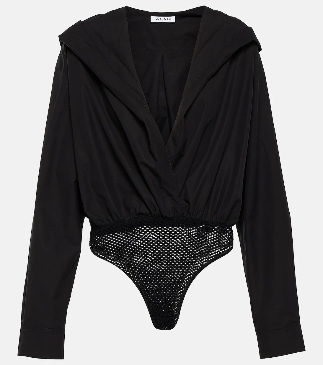 Alaïa - Hooded cotton bodysuit