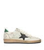 Golden Goose White Leather Ballstar Sneakers