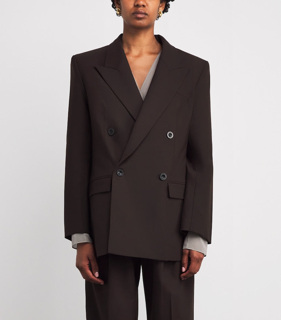 ESSE Studios Double-Breasted Onus Blazer