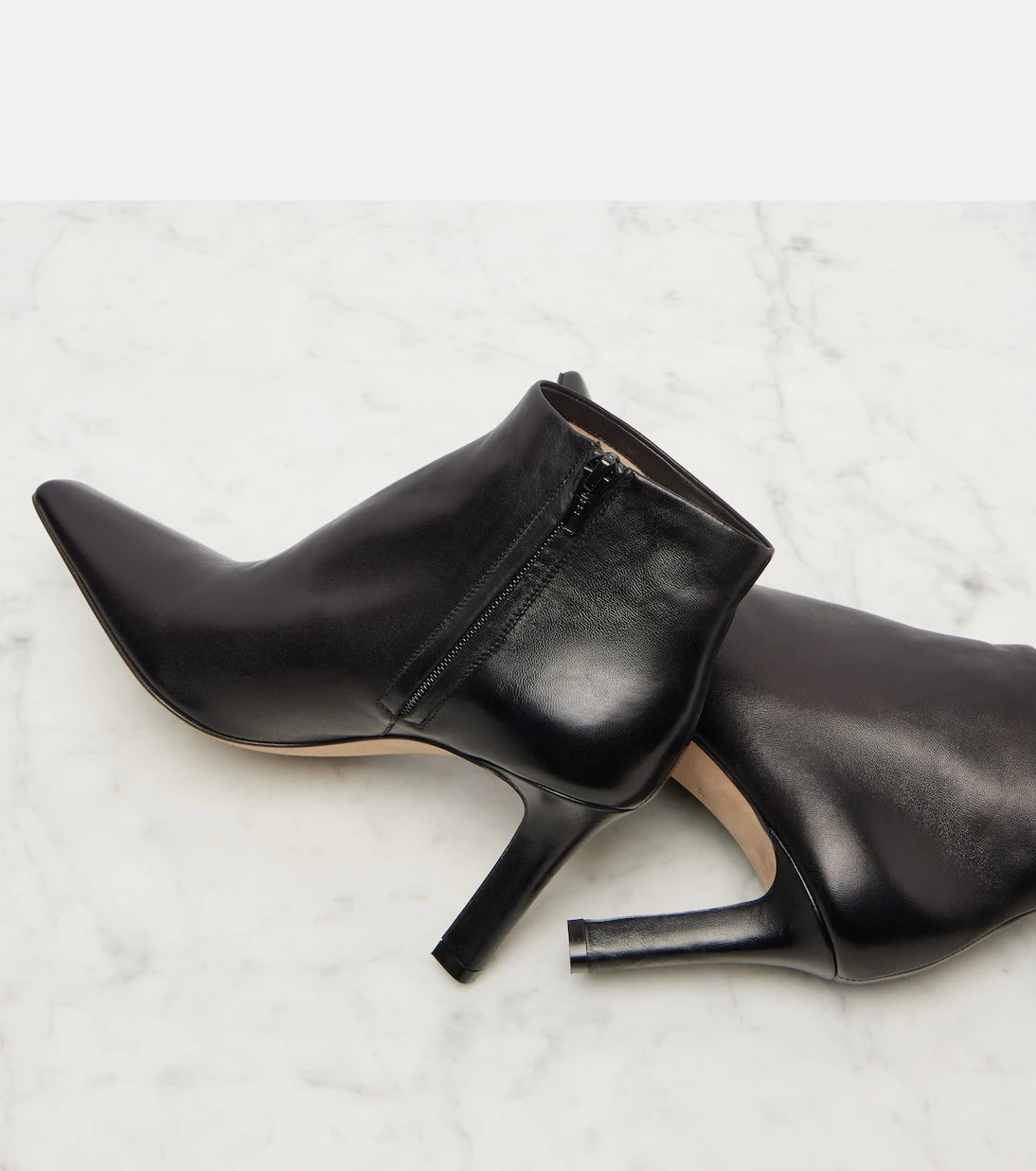 The Row - Carla 80 leather ankle boots
