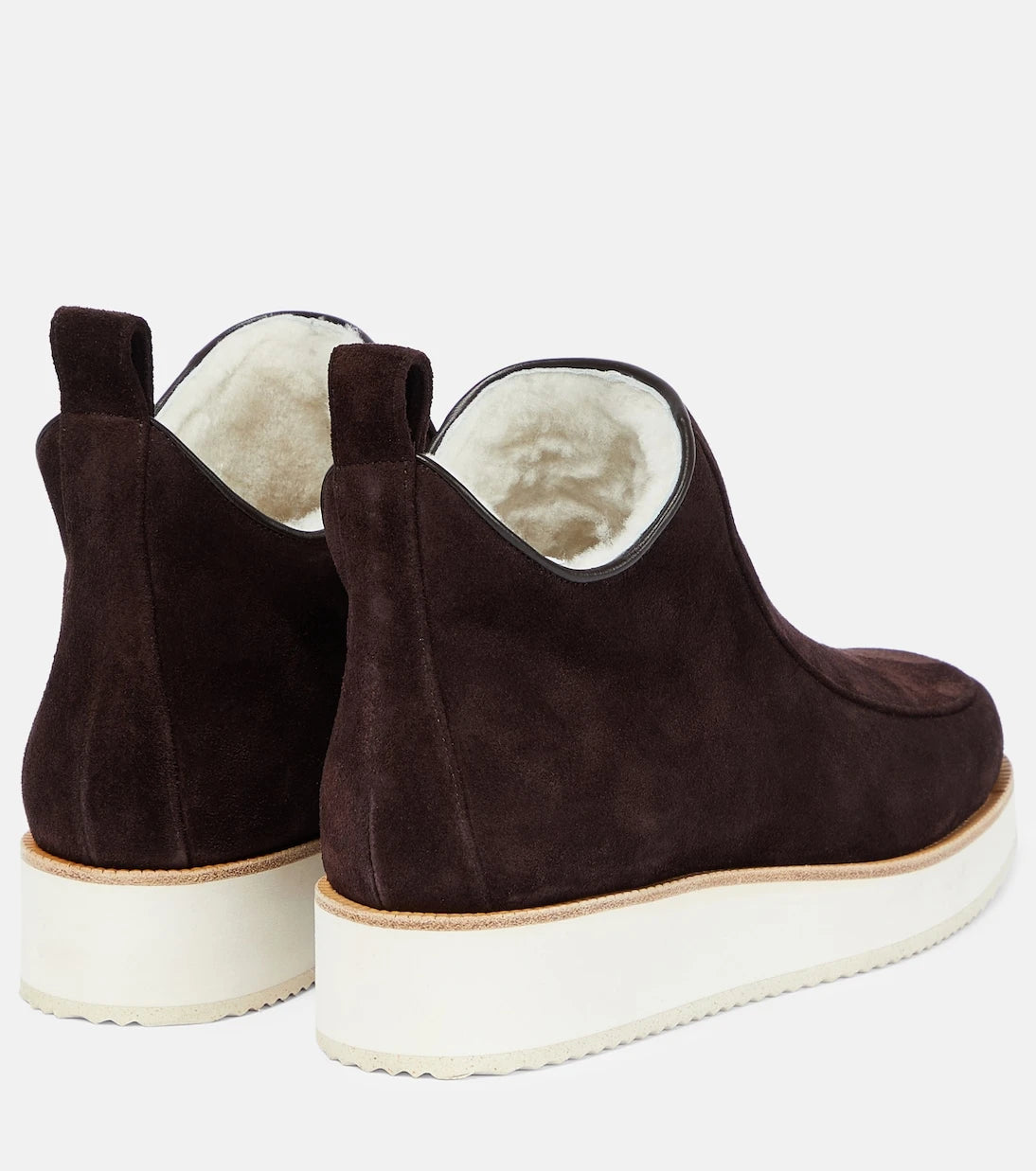 Gabriela Hearst - Harry shearling-lined suede ankle boots