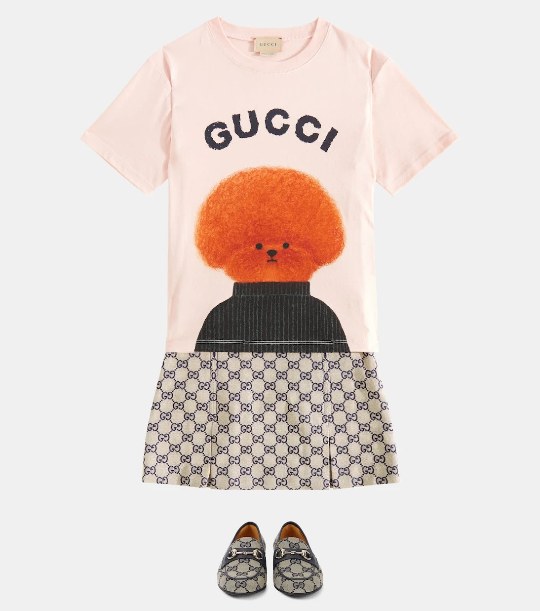 Gucci Kids - Horsebit GG Canvas loafers