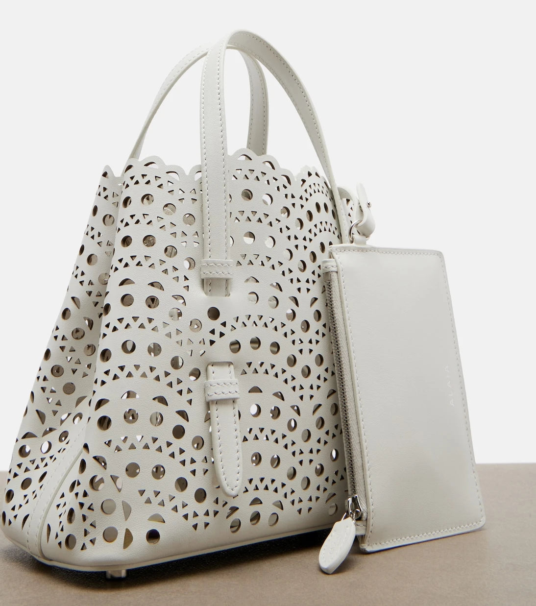 Alaïa - Mina 20 Vienne leather tote bag