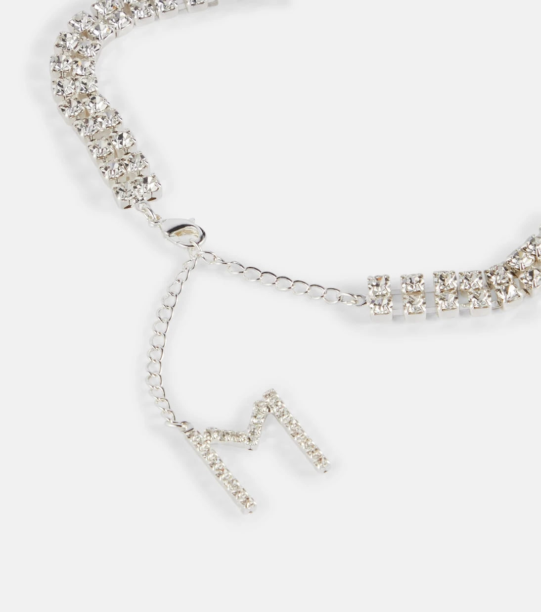 Magda Butrym - Floral-appliqué crystal-embellished choker