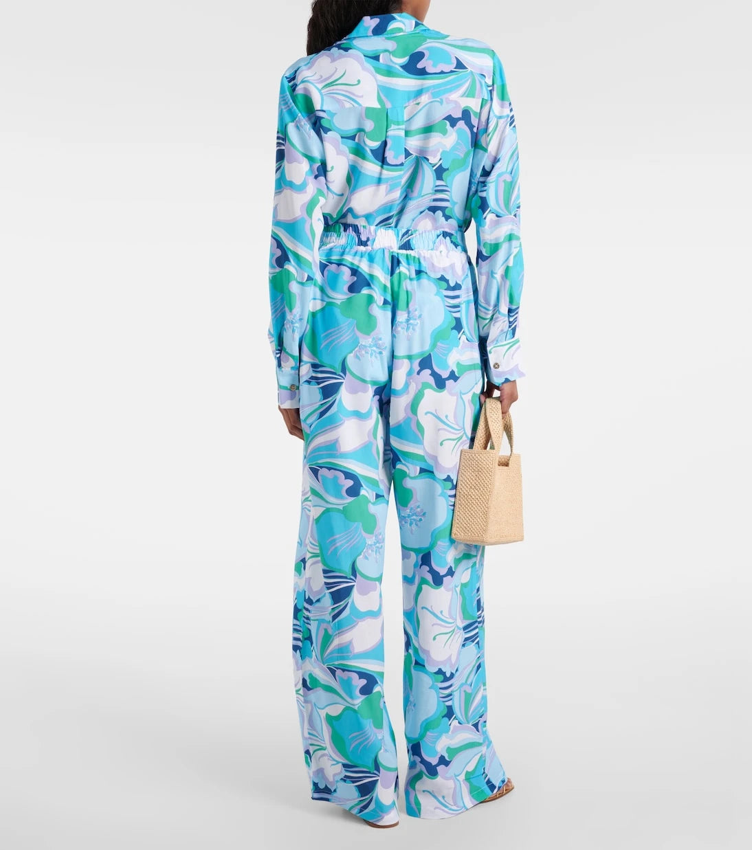 Melissa Odabash - Olivia floral wide-leg pants