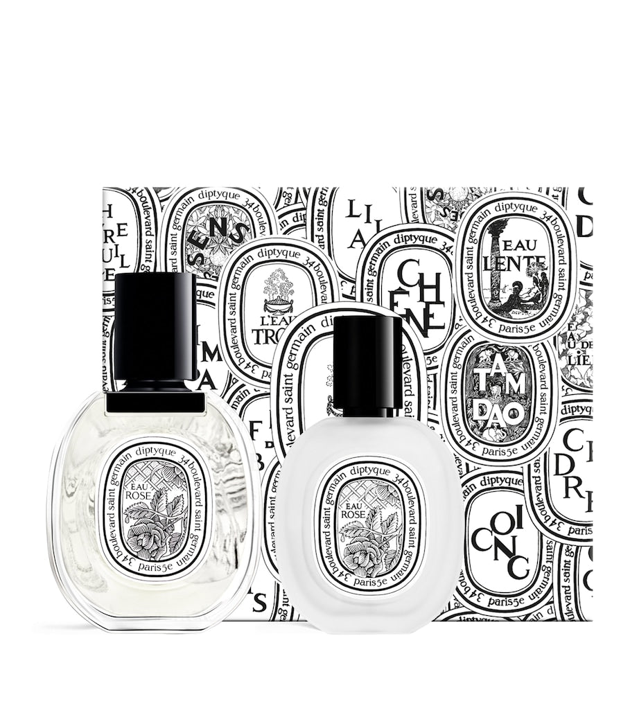 Diptyque Rose Eau Rose Eau de Toilette and Hair Mist Fragrance Gift Set (50ml)