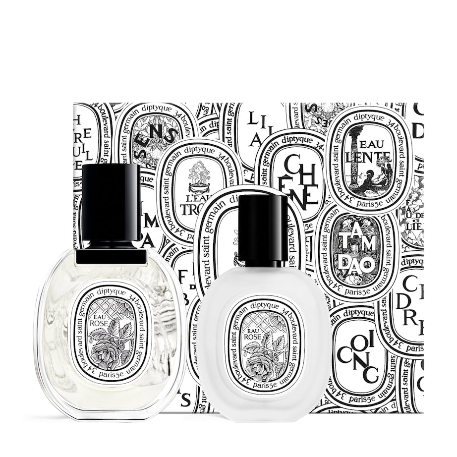 Diptyque Rose Eau Rose Eau de Toilette and Hair Mist Fragrance Gift Set (50ml)