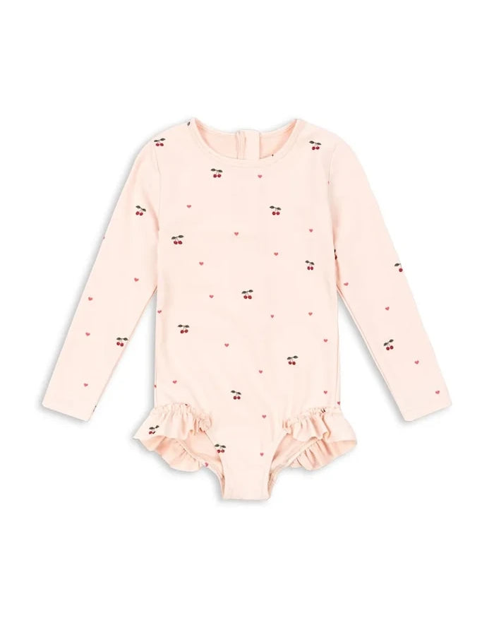 Konges Sløjd Çocuklar İçin Tam Mayo MERLE LS SWIMSUIT GRS