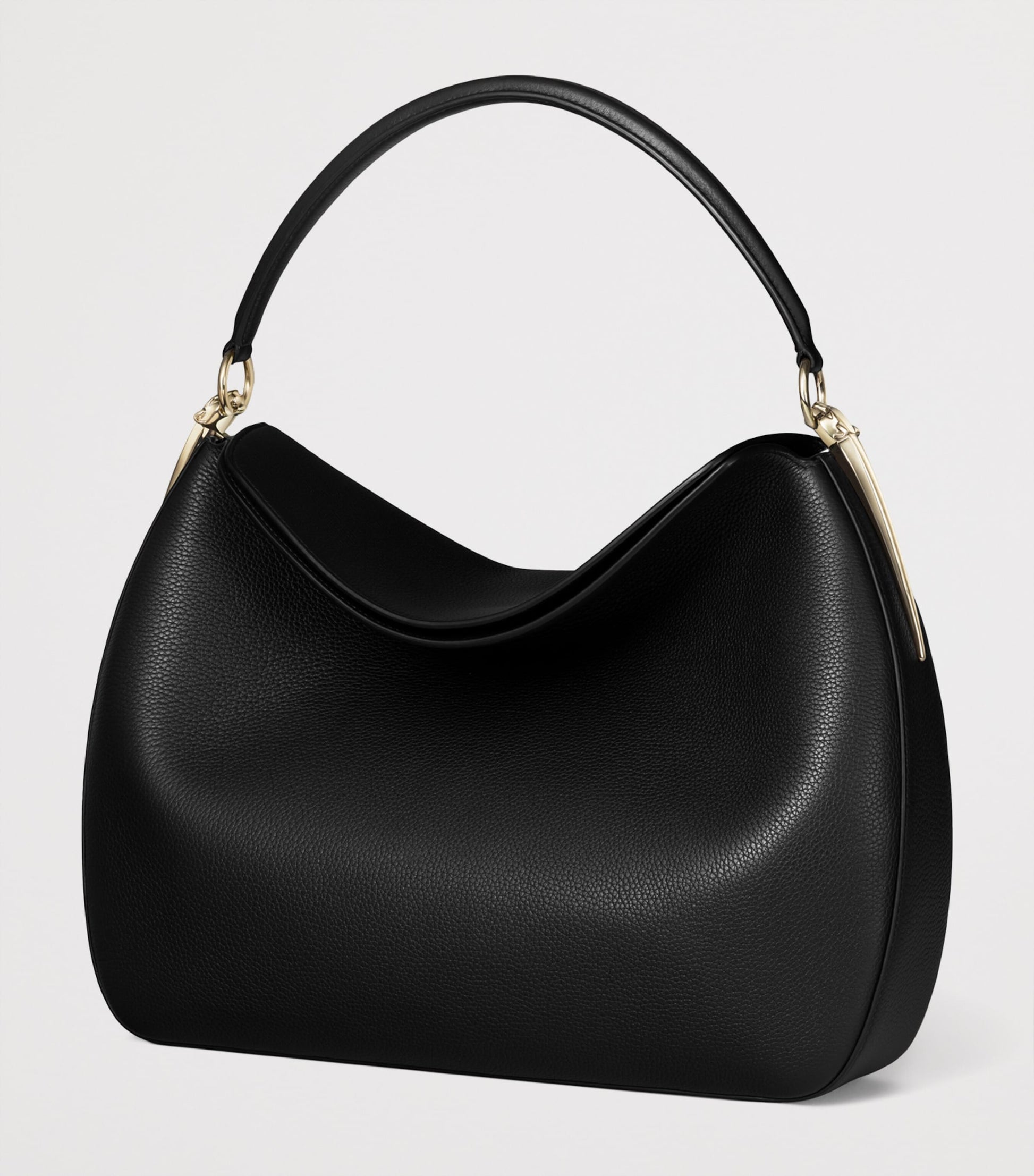 Medium Leather Panthère Hobo Shoulder Bag
