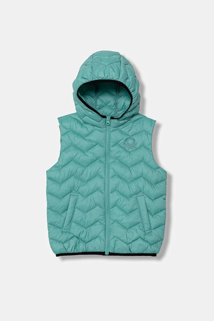 United Colors of Benetton Çocuk Kapüşonlu Yelek