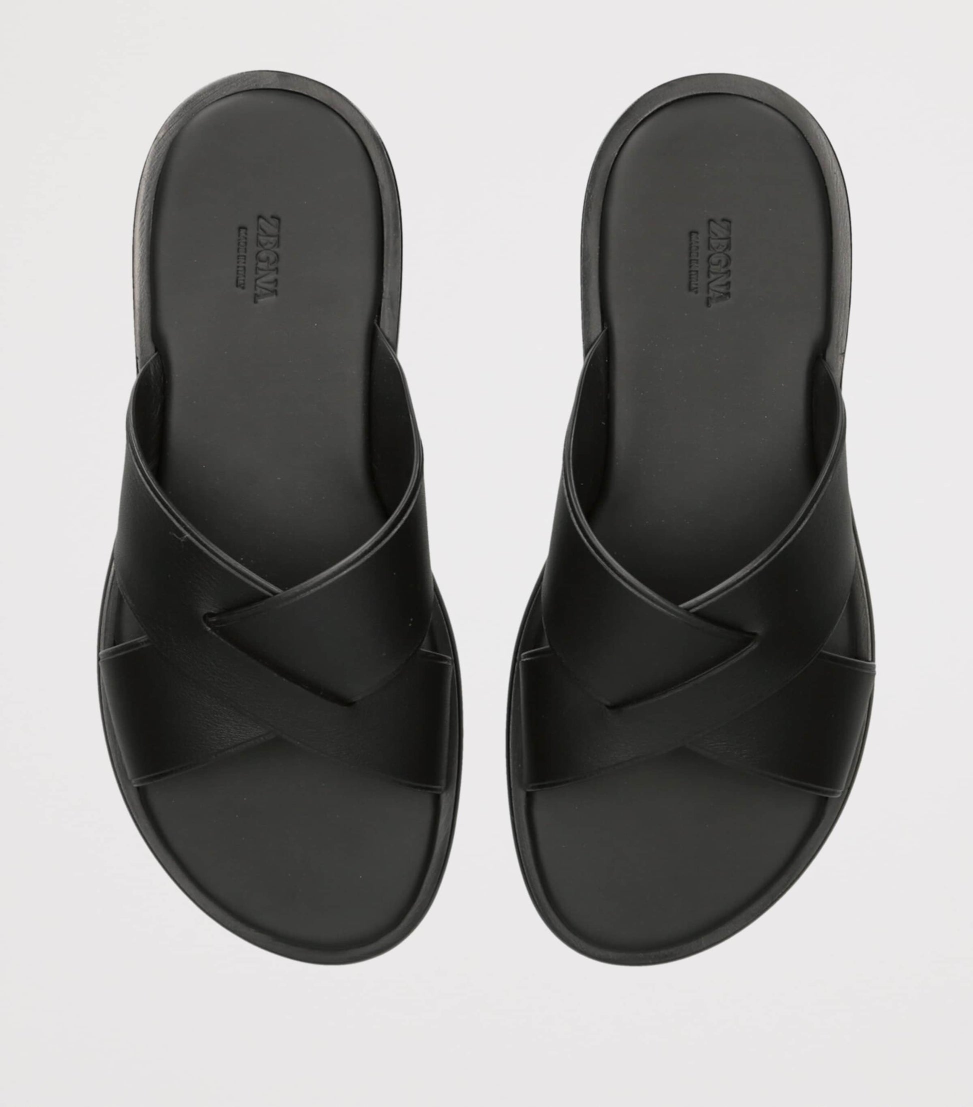 Zegna Leather Sandals