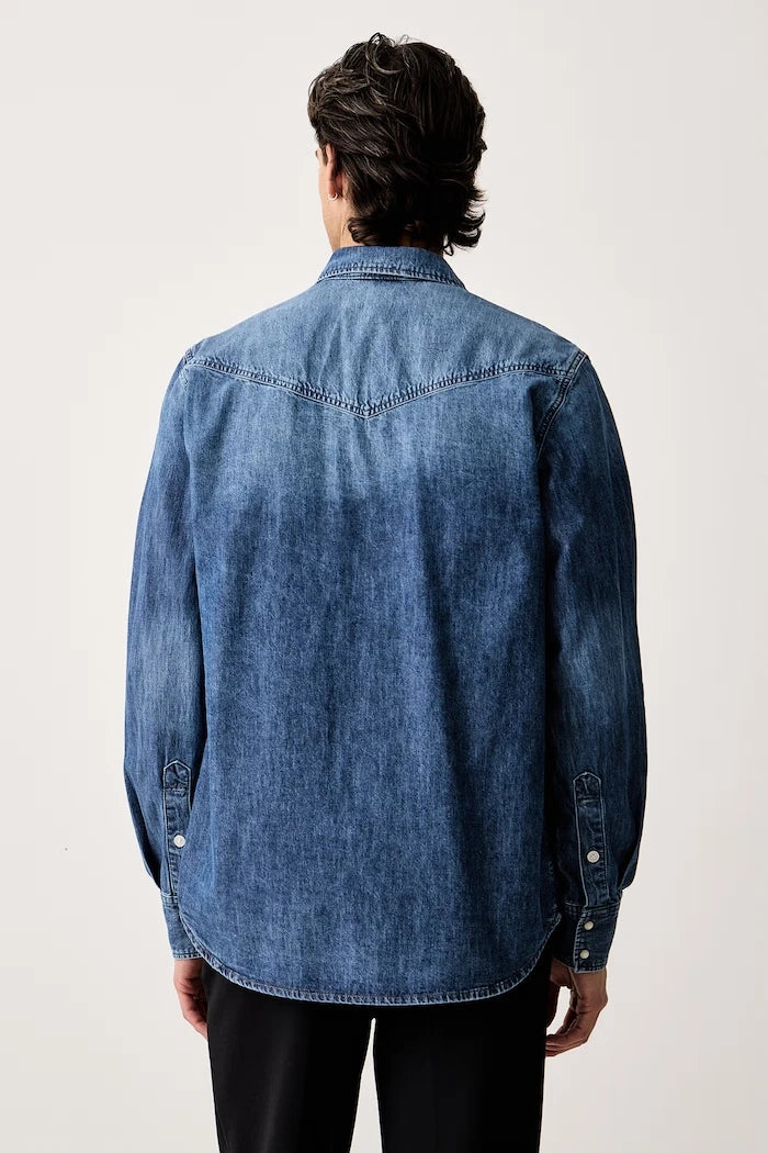 Dakota regular denim kadın gömlek