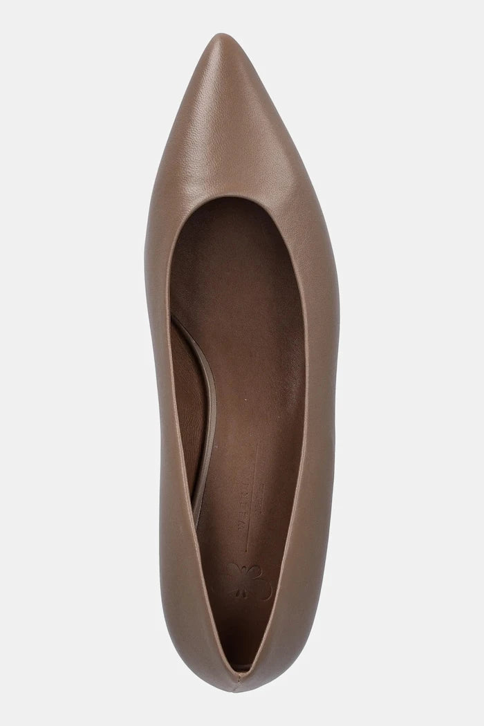 Кожени обувки с тънък ток Weekend Max Mara Wkabacini