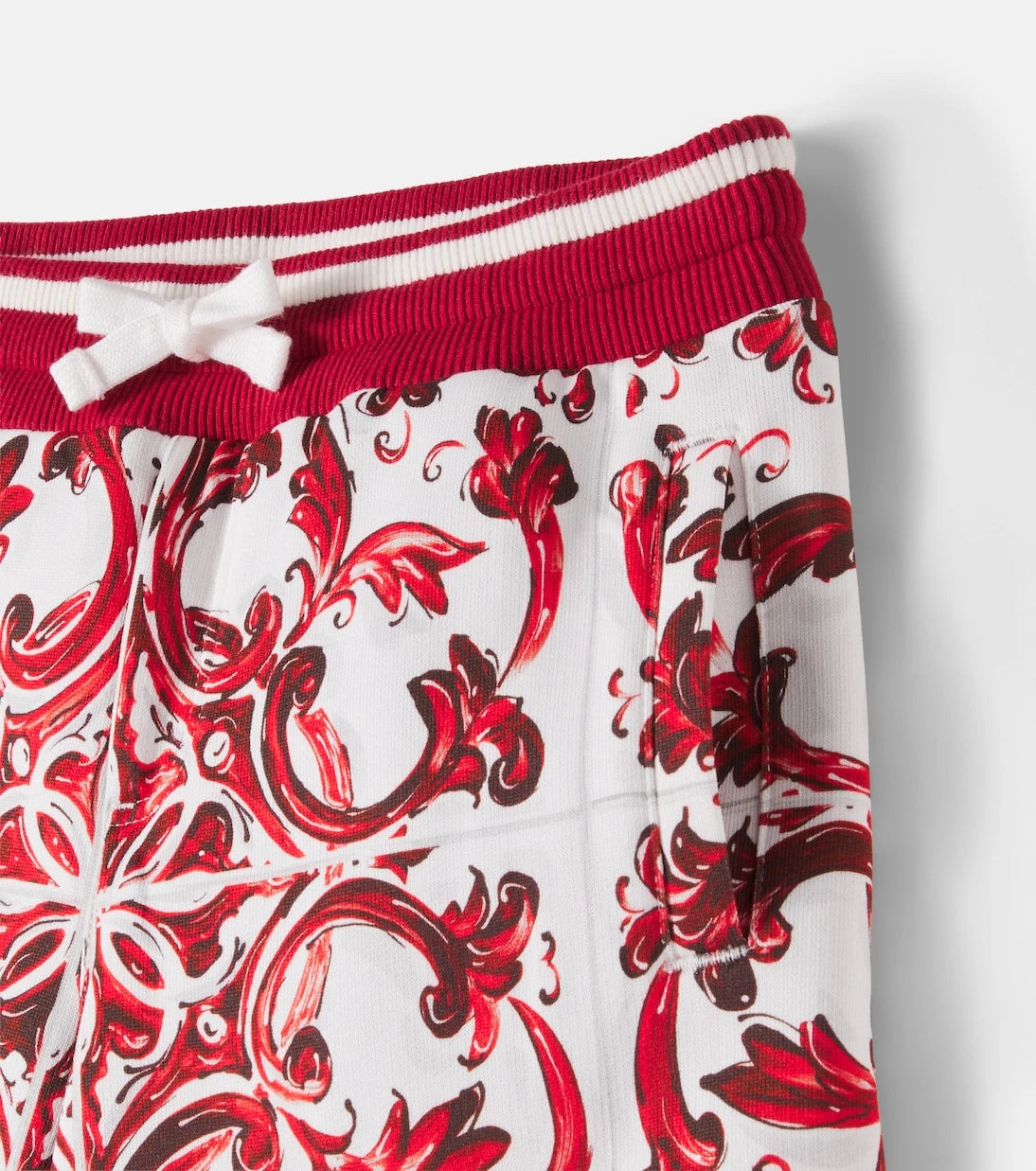 Dolce&Gabbana Kids - Printed cotton shorts