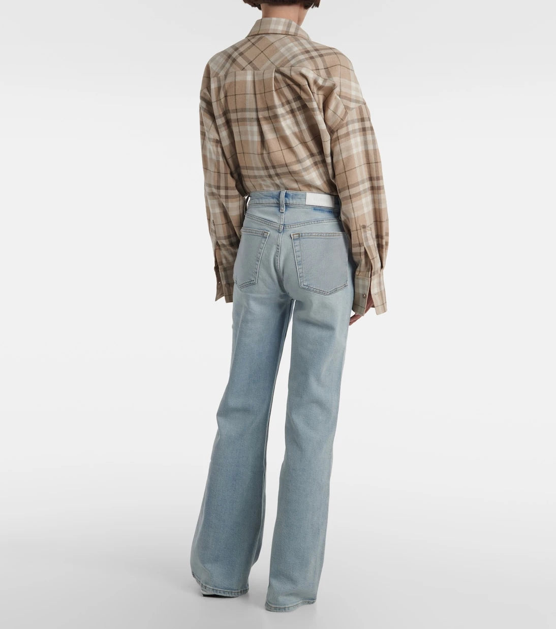 Re/Done - The Riding Jean high-rise flared jeans