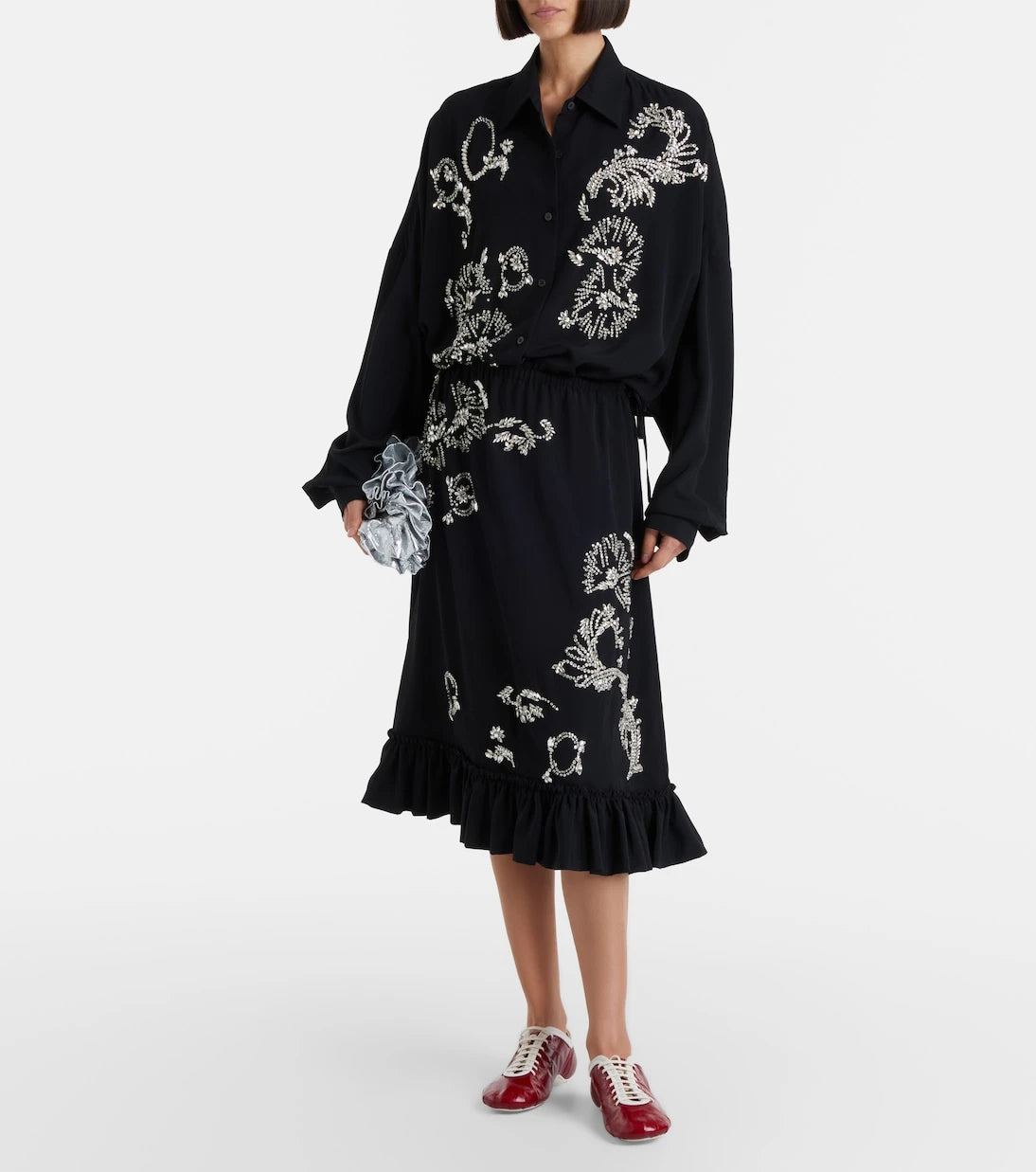 Dries Van Noten - Oversized embellished shirt