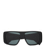 Saint Laurent Black Flat-Top Sunglasses