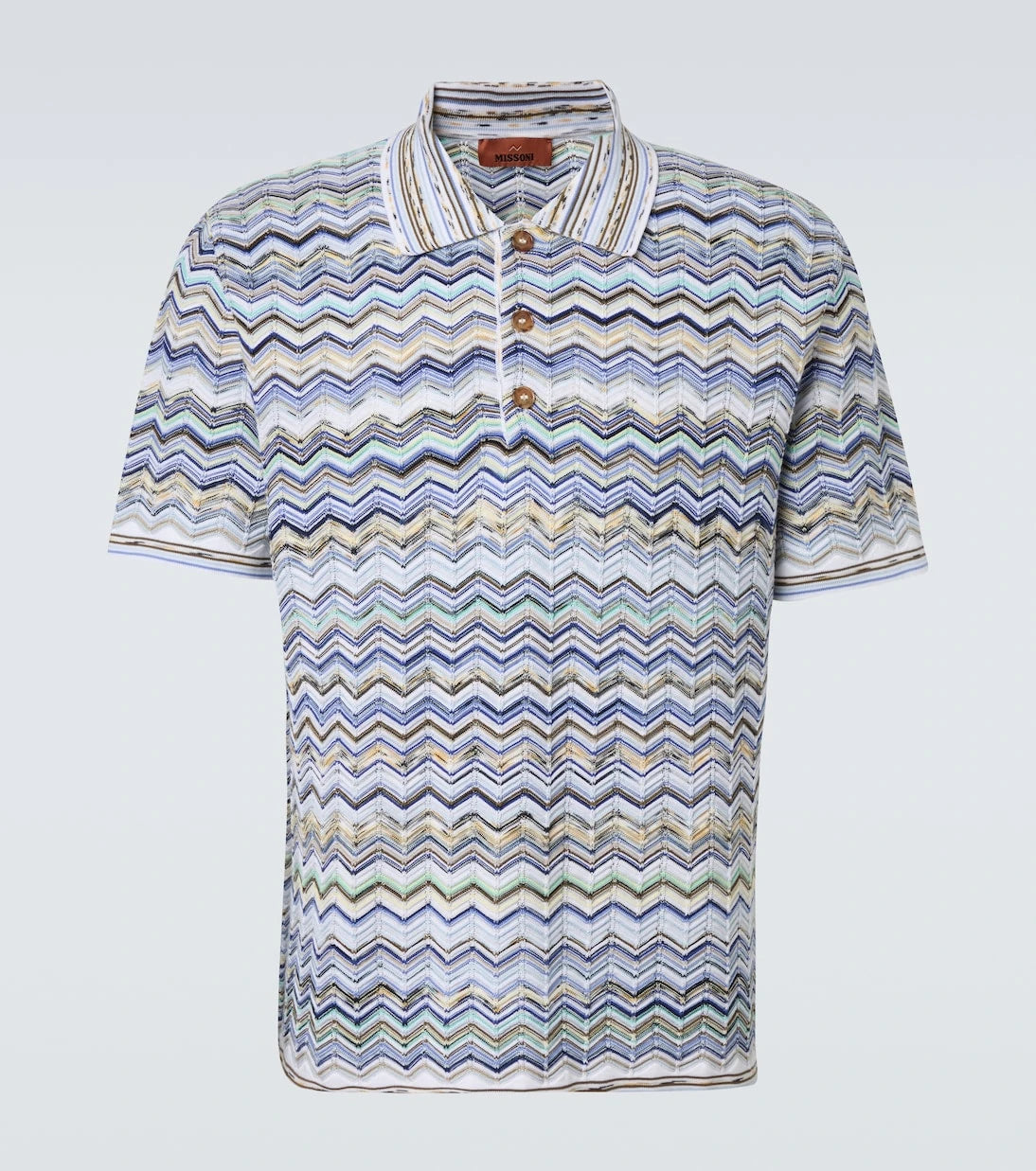 Missoni - Zigzag cotton polo shirt