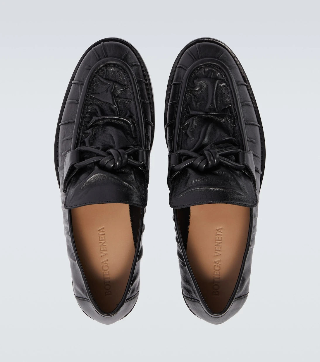 Bottega Veneta - Astaire leather loafers