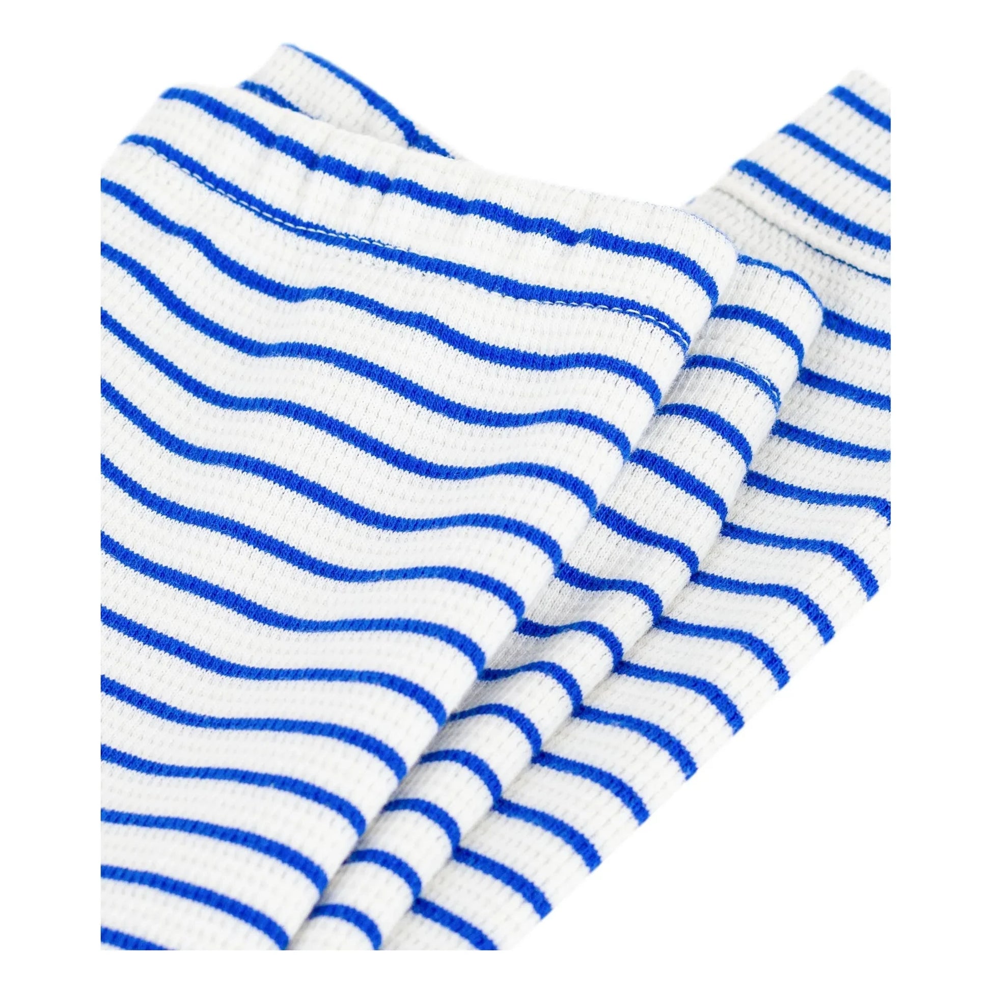 Petit Bateau - Striped Legging Honeycomb | Blue