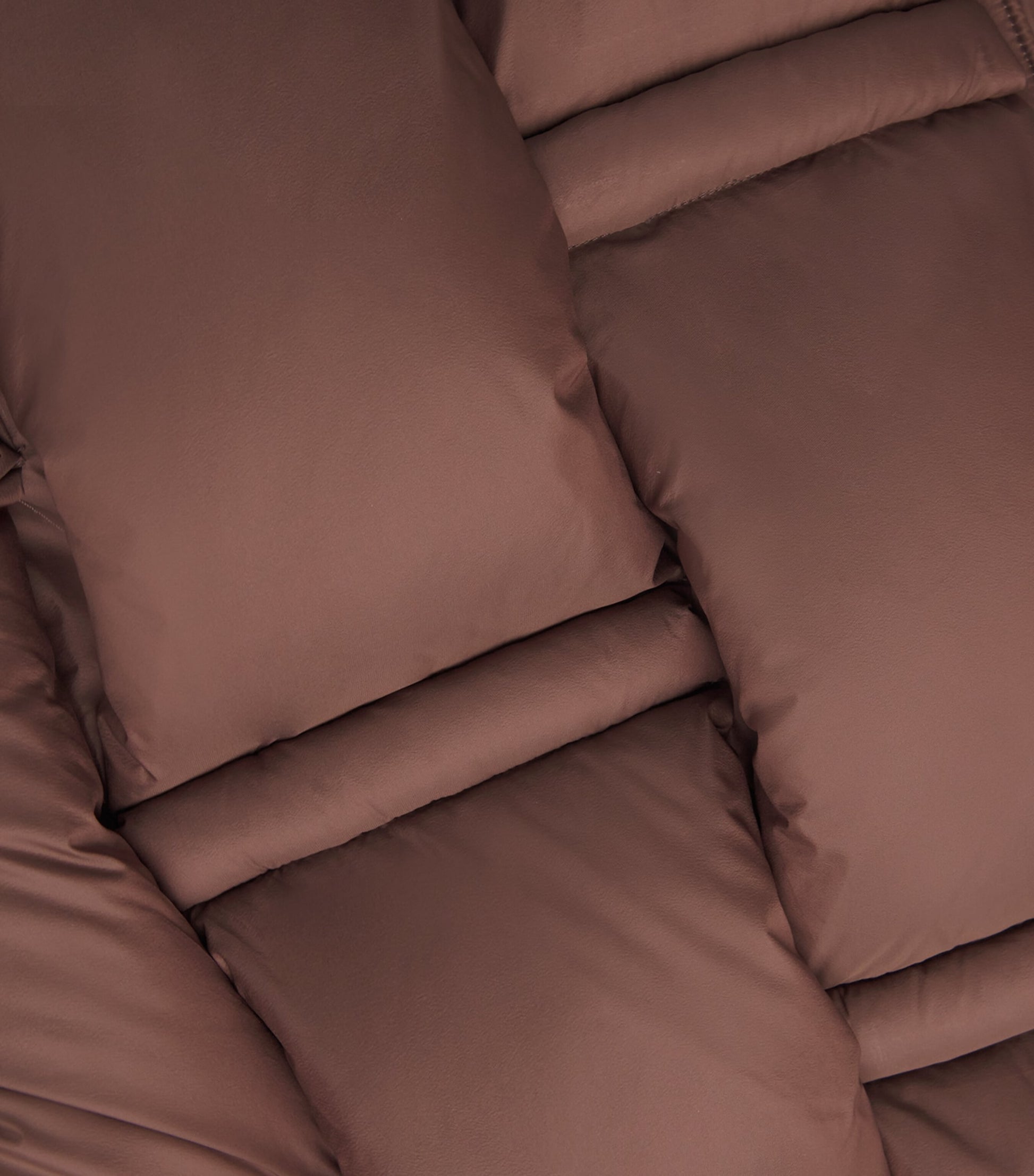 Raxxy Brown 3D Down-Filled Angular Puffer Jacket