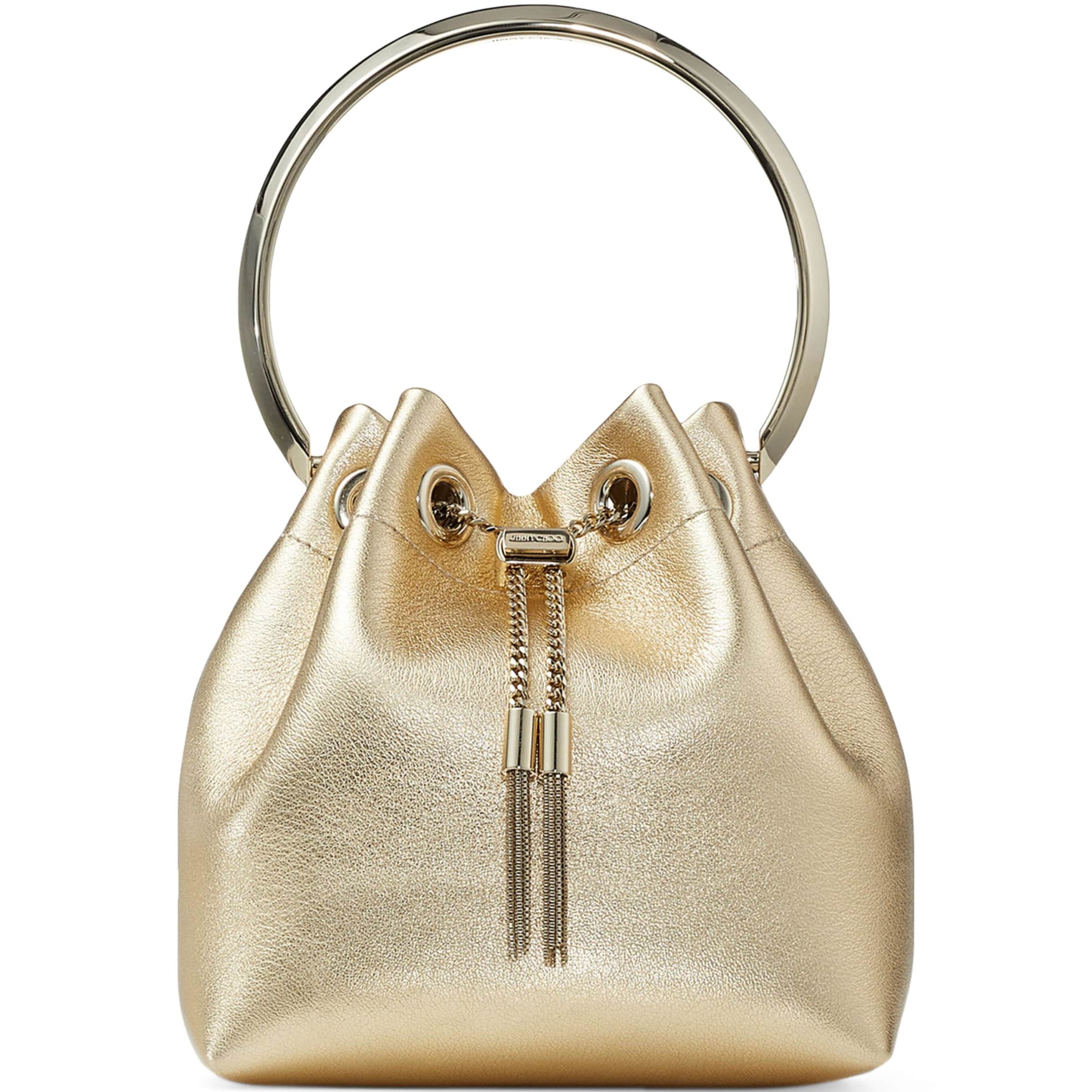 Gold Bon Bon Top-Handle Bag