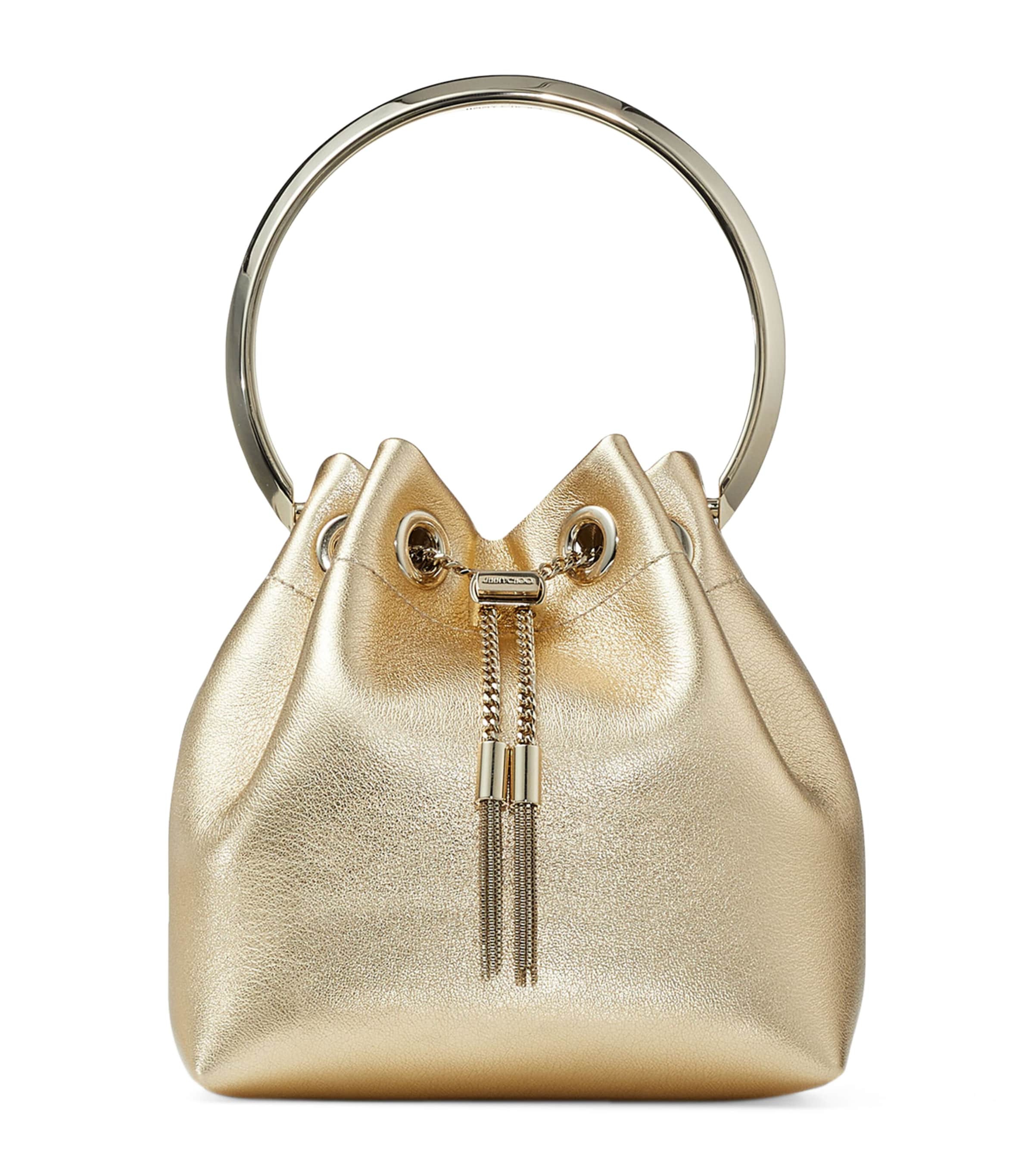 Gold Bon Bon Top-Handle Bag