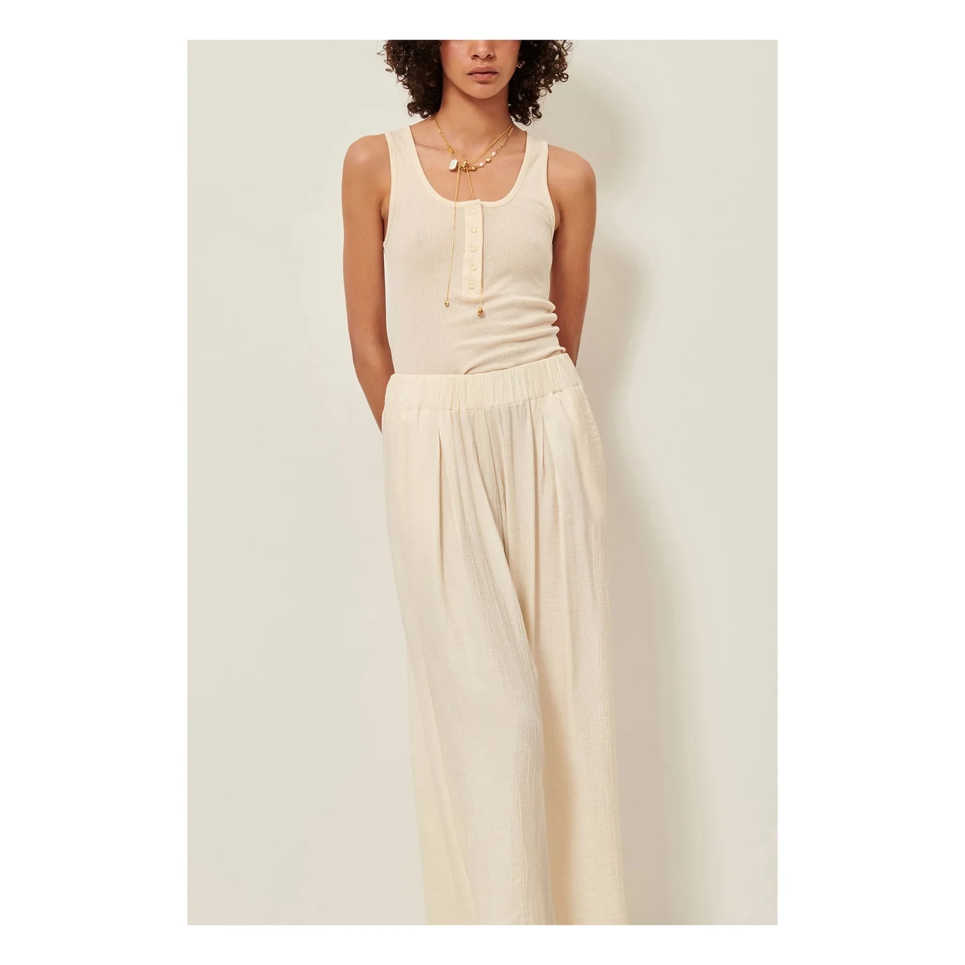 Sessùn - Isla Minima pants | Ecru