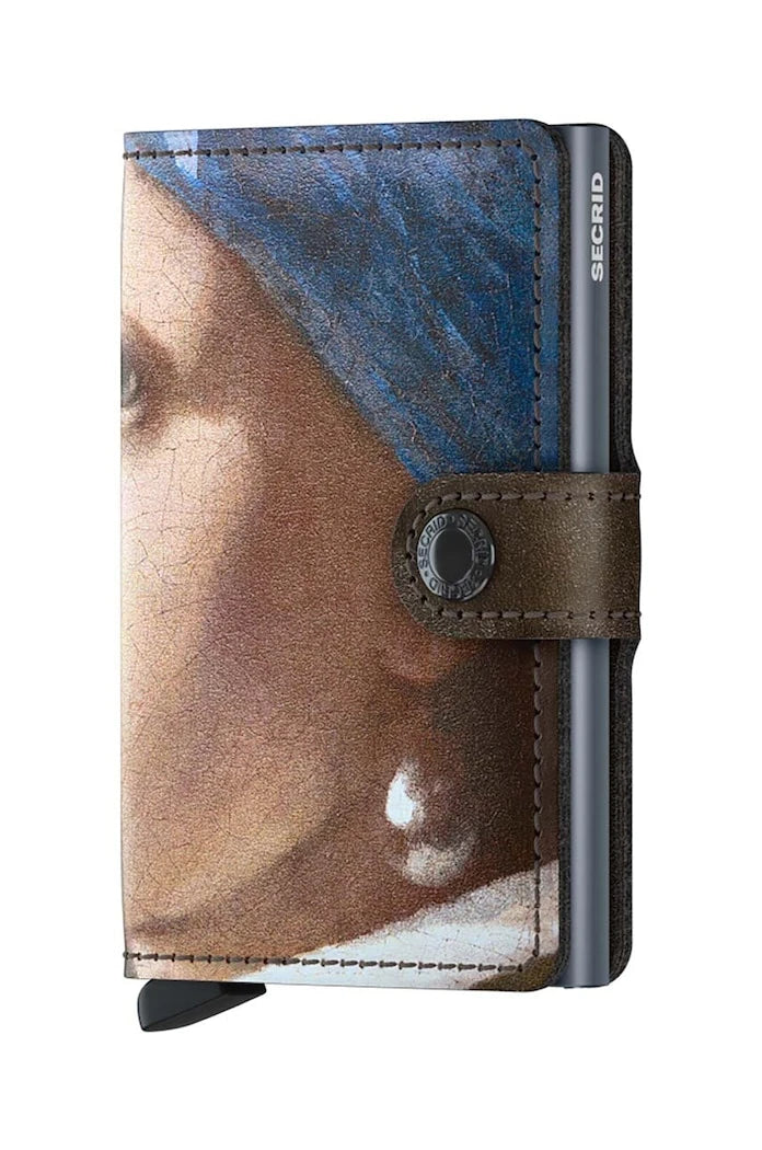 Кожен портфейл Secrid Miniwallet Art Pearl Earring