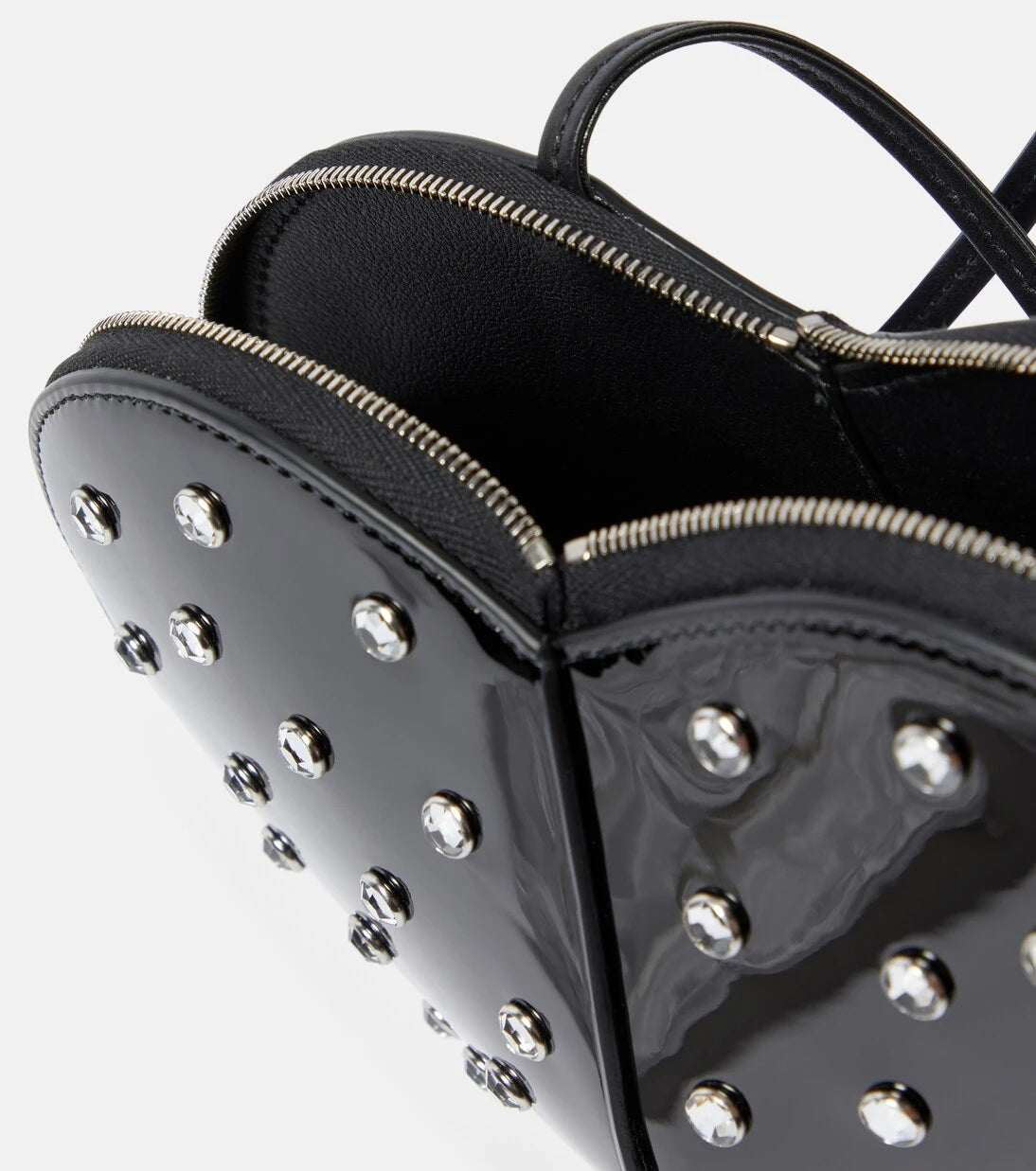 Alaïa - Le Cœur studded leather crossbody bag