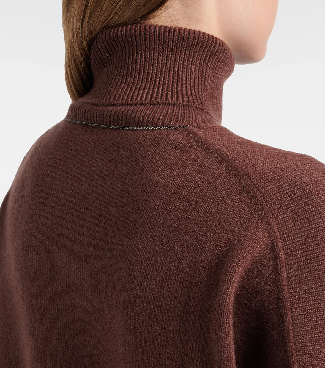 Brunello Cucinelli - Monili cashmere turtleneck sweater