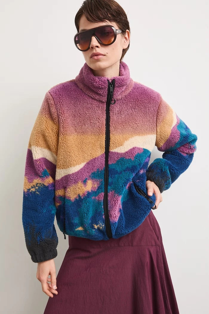 Medicine fermuarlı kadın polar sweatshirt