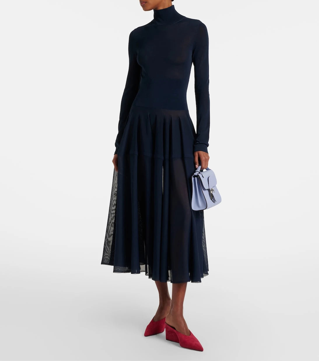 Delvaux - Brillant Tempo Small leather shoulder bag
