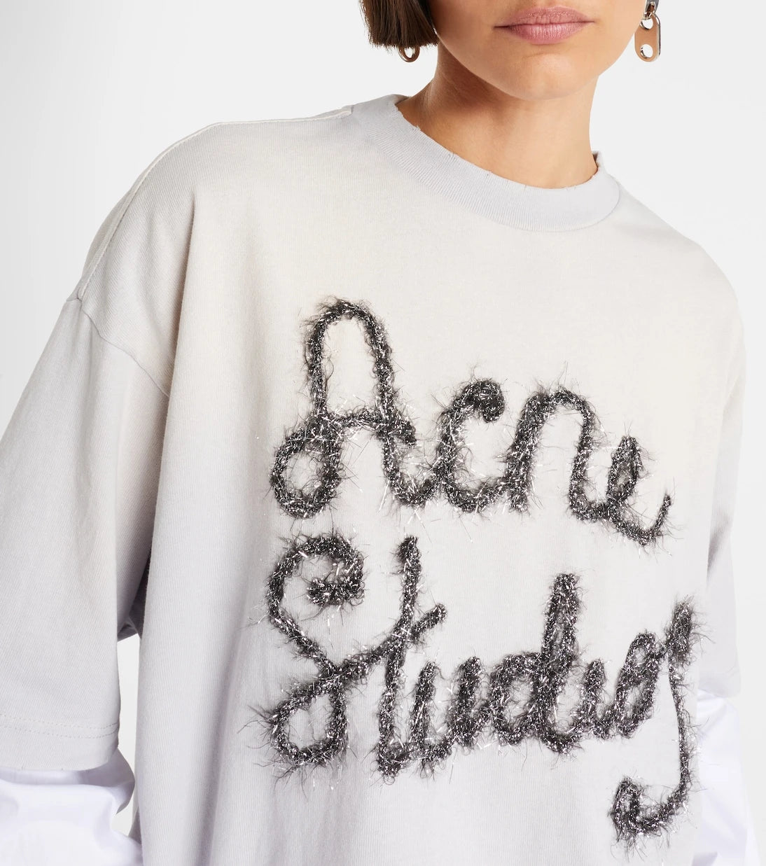 Acne Studios - Edra layered cotton t-shirt