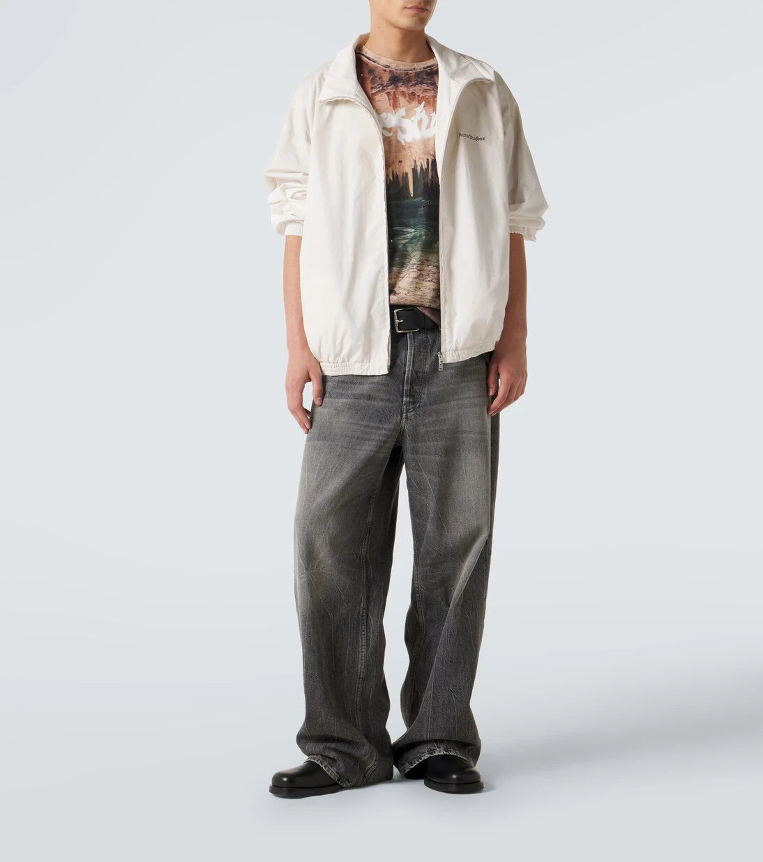 Acne Studios - Embellished printed cotton jersey T-shirt