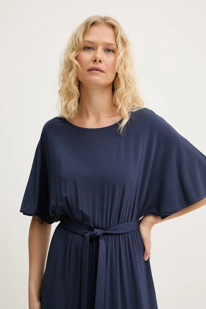 Weekend Max Mara рокля с вискоза DIVO