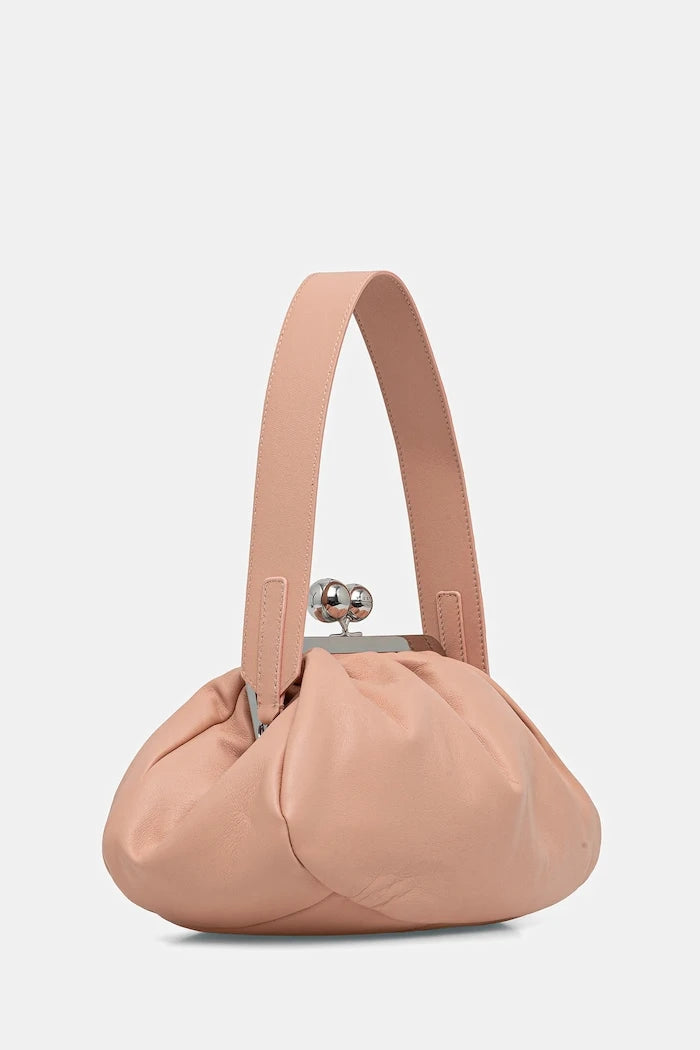 Кожена чанта Weekend Max Mara CUBICO