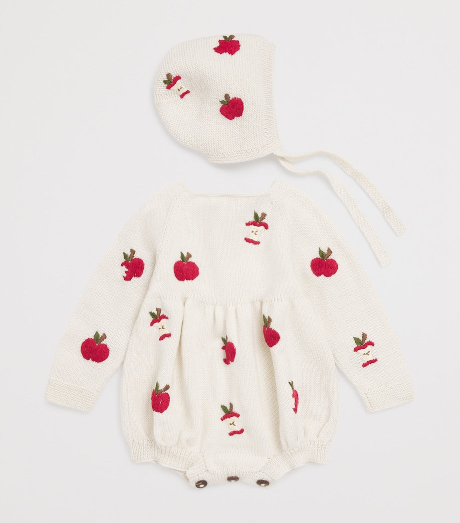 Shirley Bredal Merino Wool Apple Bodysuit (0-36 Months)