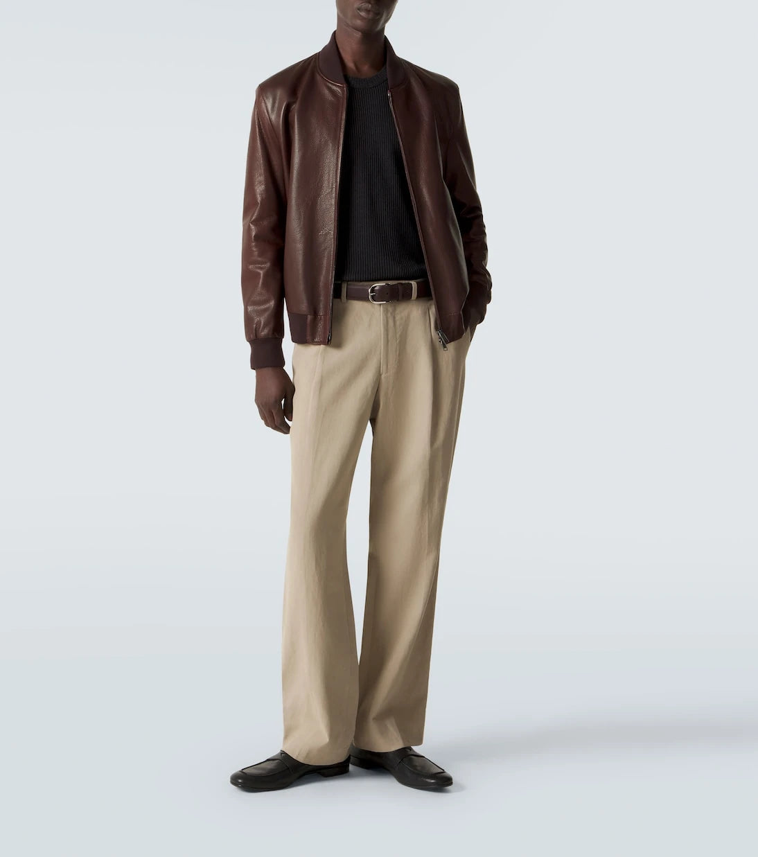 Brioni - Ribbed-knit cotton, linen, and silk tank top