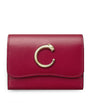 Red Calfskin Panthère de Cartier Mini Wallet