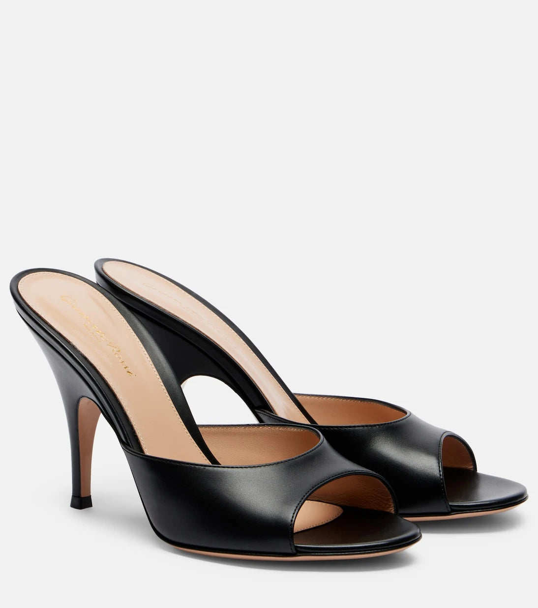Gianvito Rossi - Sofia leather mules