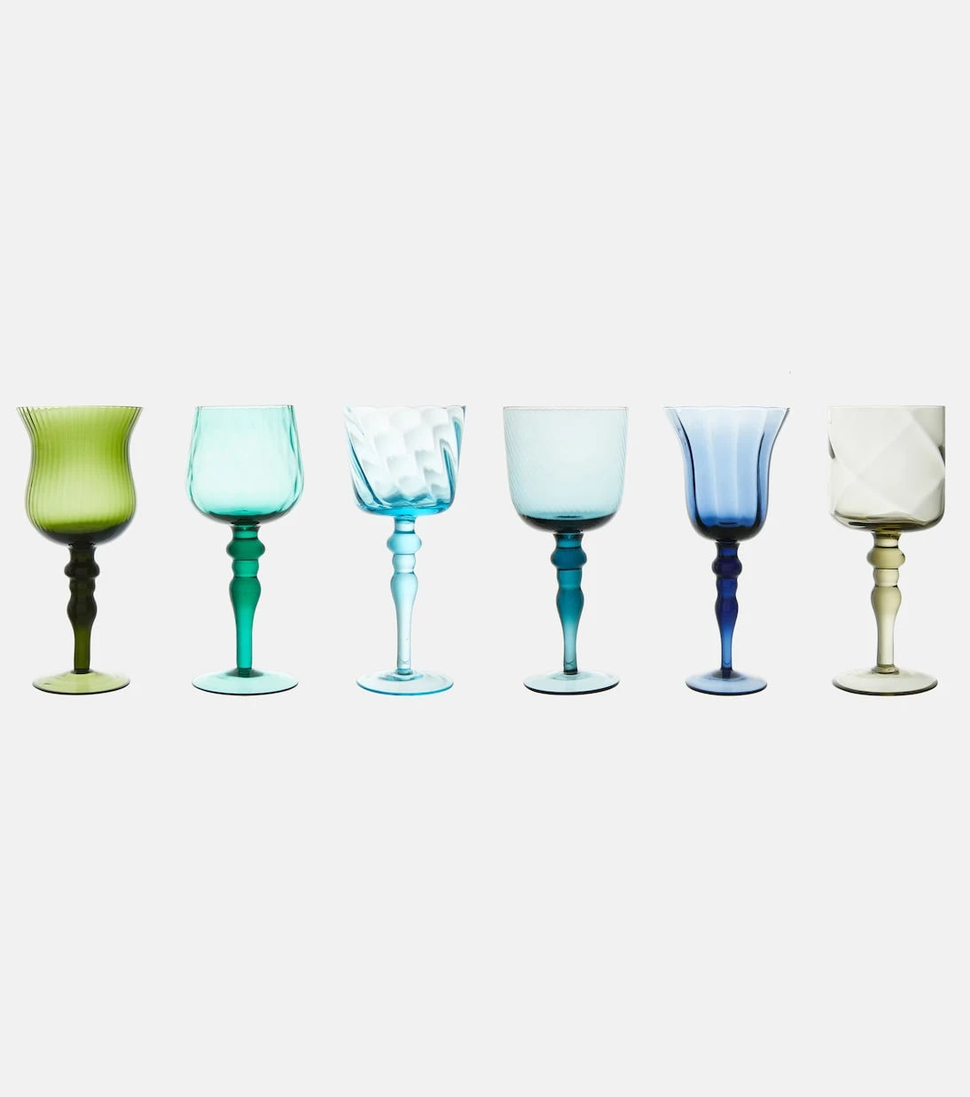 Bitossi - Set of 6 wine glasses