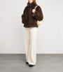 Brown Faux Fur Reversible Coat